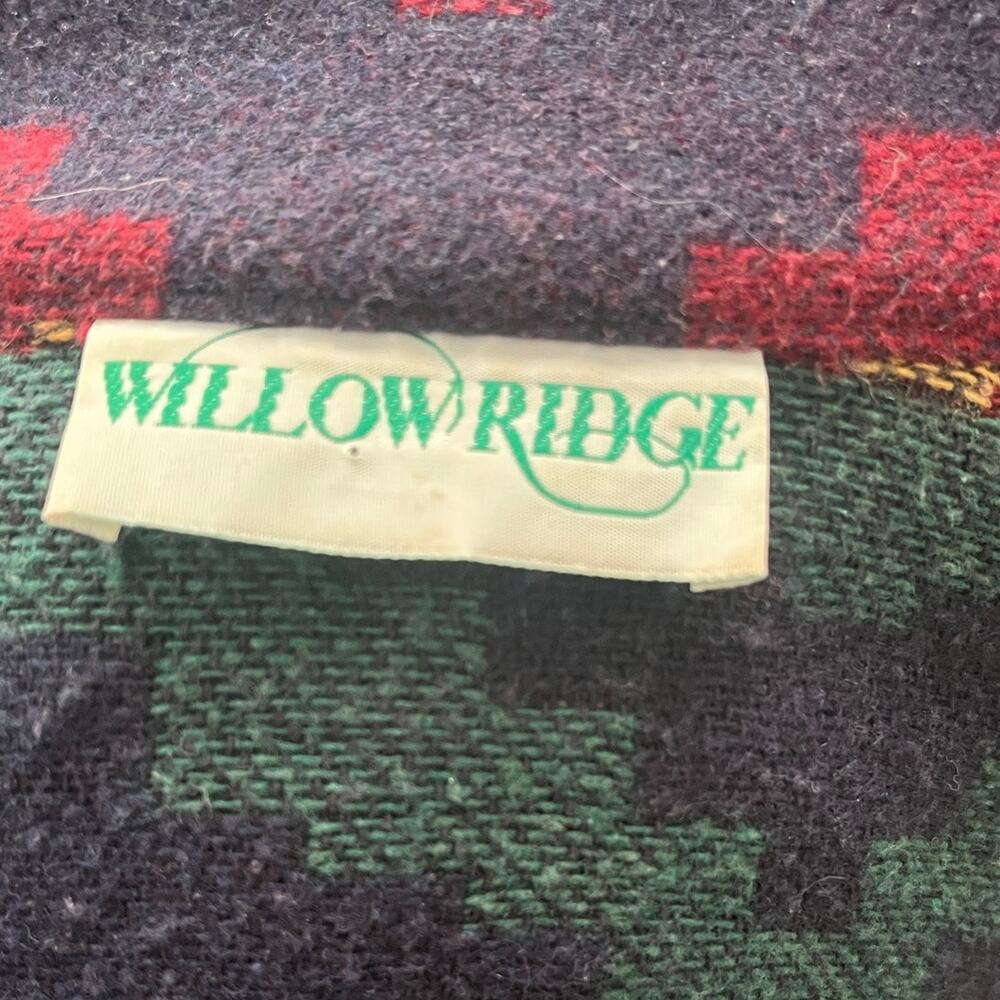 Women's Willow Ridge Wool Blend Coat Jacket Southwest Boho Vintage 90s Plus Size - Picture 3 of 5